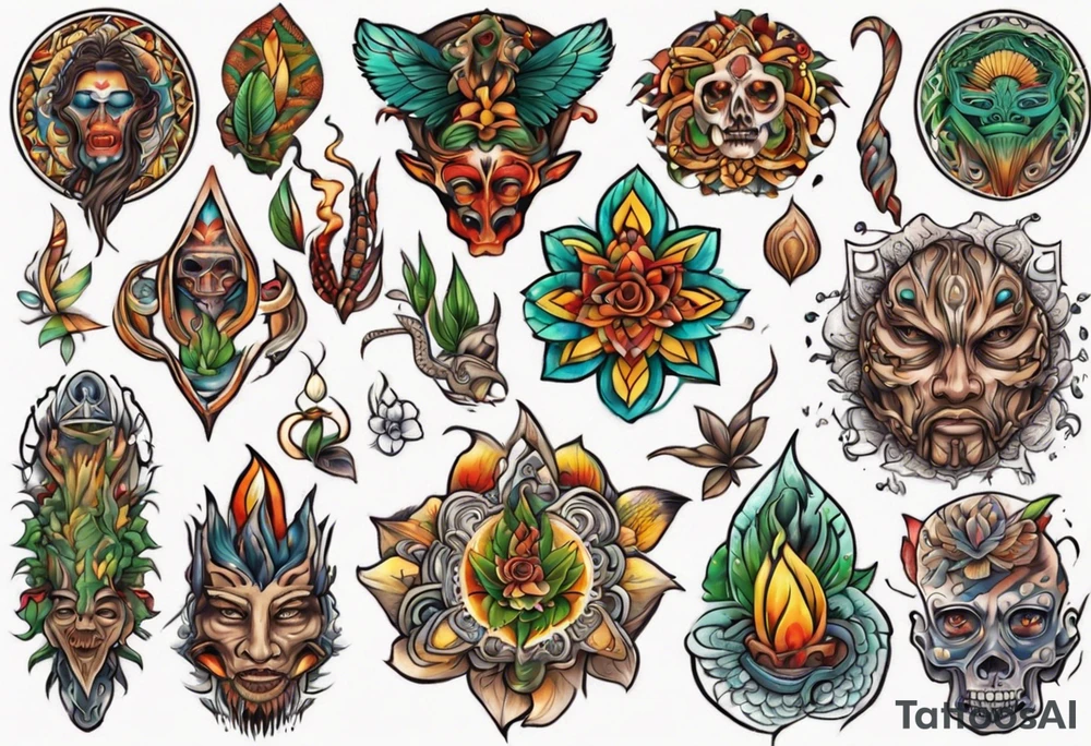 ayahuasca tattoo idea