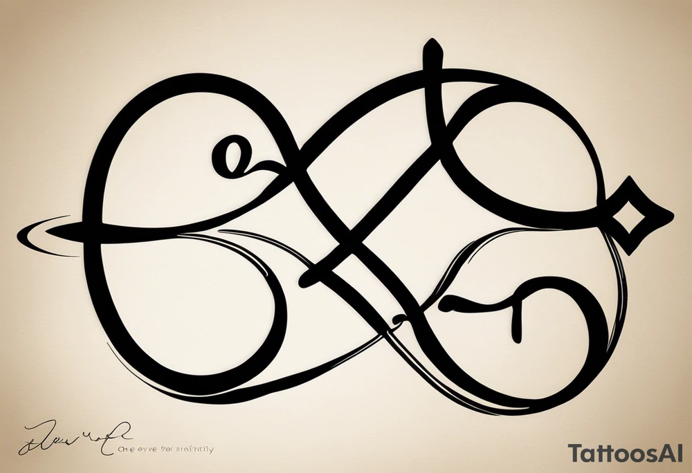 Eternity Symbol: A delicate, outlined infinity symbol as the foundation of the tattoo. 
Puzzle Piece: One small, outlined puzzle piece placed along one of the loops of the eternity symbol (typically on the lower curve or where the lines cross in the middle). 
Handwritten Text: Your sister’s words, “to my favorite sister,” can flow along the curve of the infinity symbol, following its shape. 

Positioned horizontally on your ankle for a balanced look. tattoo idea