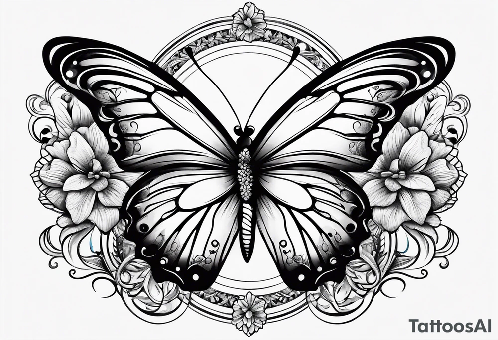 butterfly tattoo idea