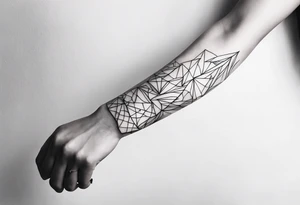thin tattoo that wraps around arm and forearm tattoo idea