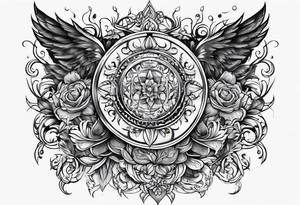 open scroll tattoo idea