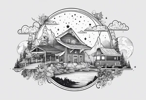 Roadtrip, constellation tattoo idea