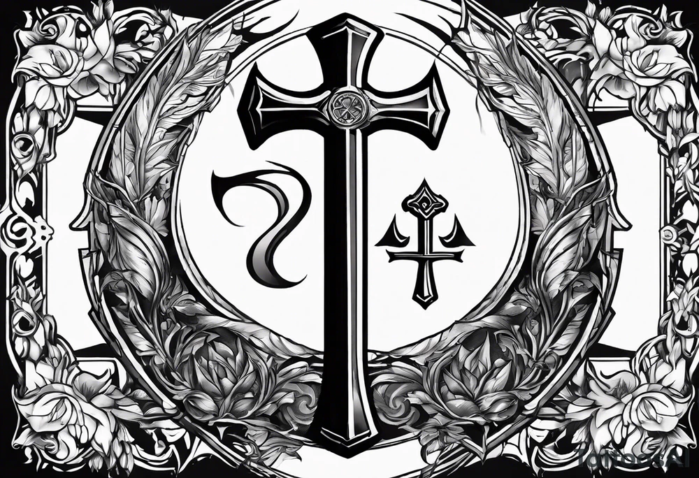 The symbol of Matthias a open Bible and a battle Axe tattoo idea