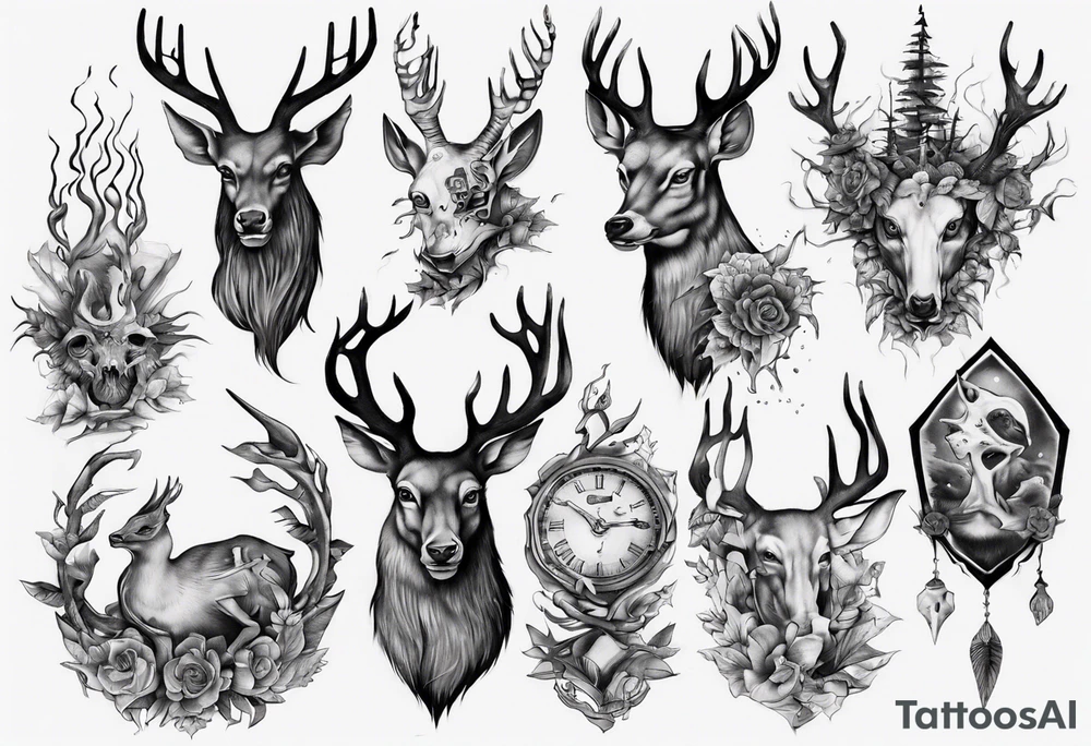 Hirsch tattoo idea