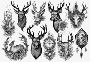 Hirsch tattoo idea