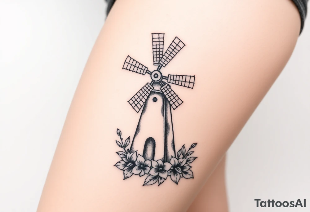 Windmill tattoo idea
