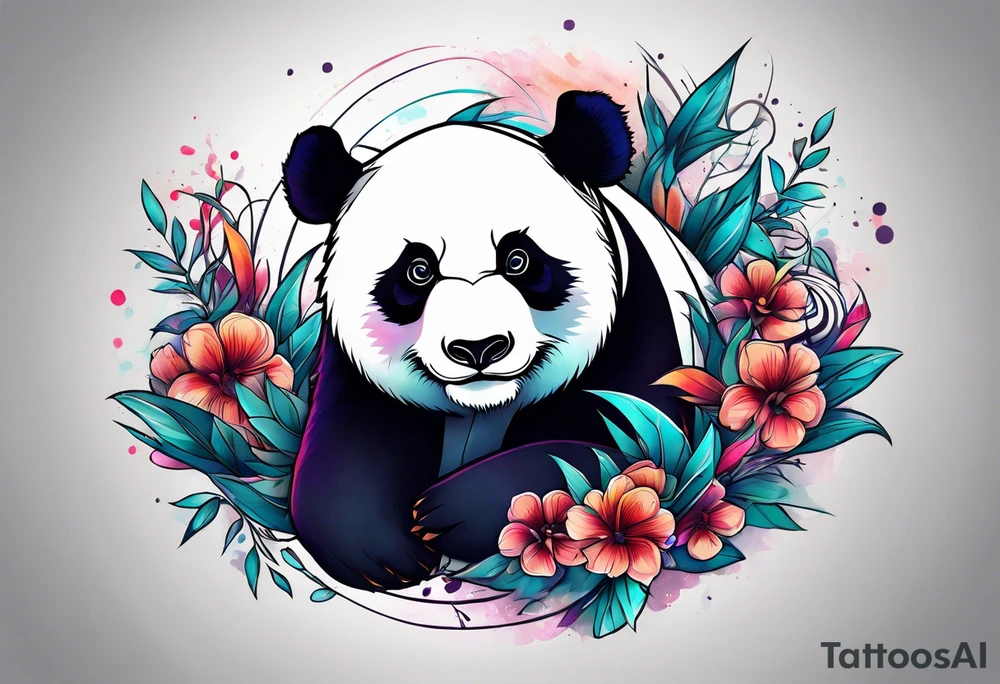 panda tattoo idea