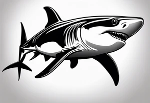 Hammerhead shark tattoo idea
