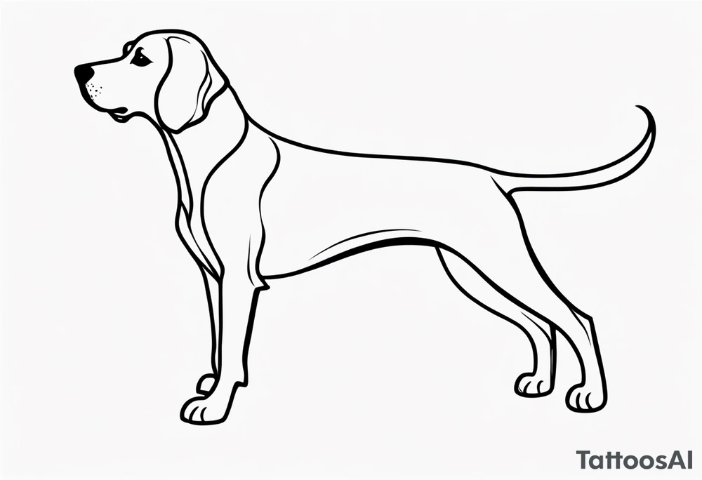beagle tattoo idea