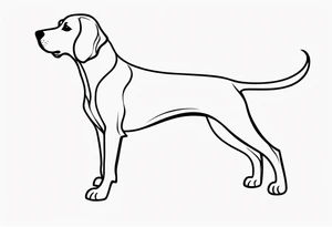 beagle tattoo idea