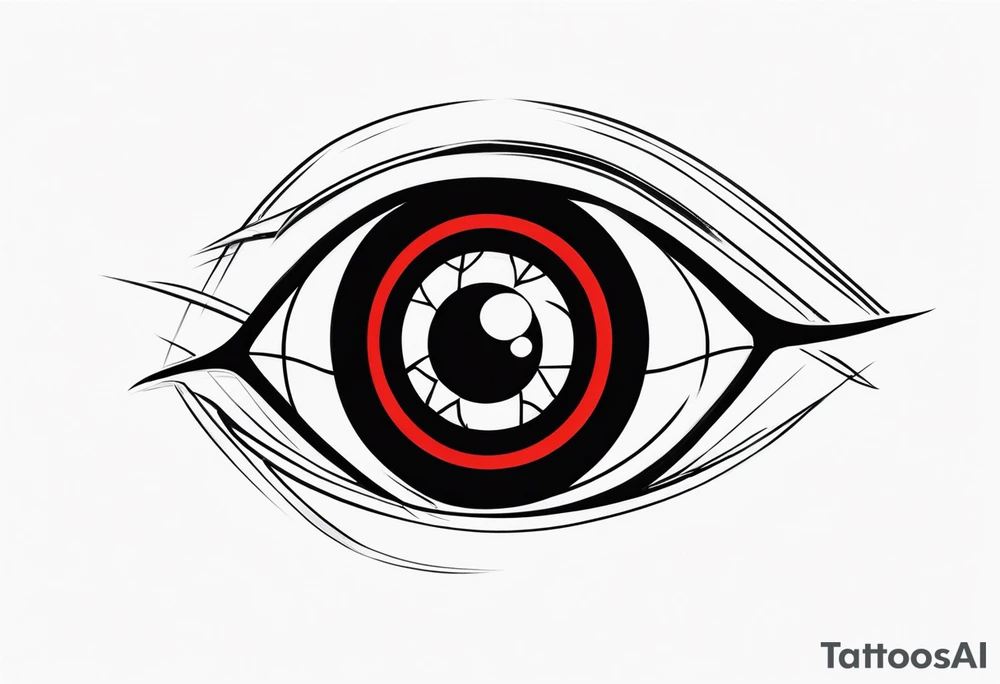 Sharingan eyes tattoo idea