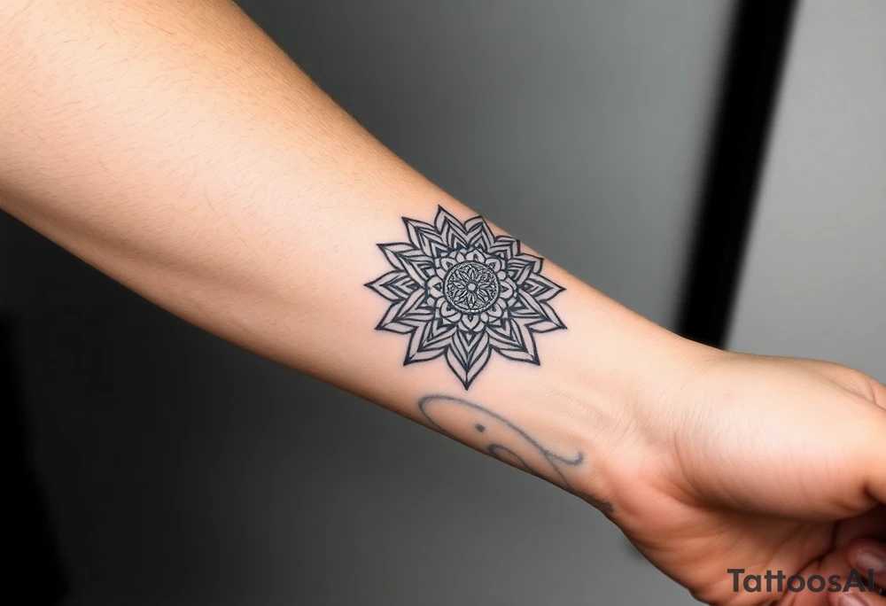 mandala ja shaman tattoo idea