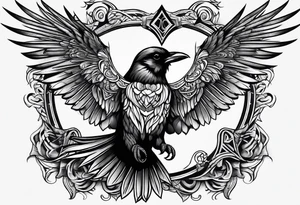 Huginn and muninn tattoo idea