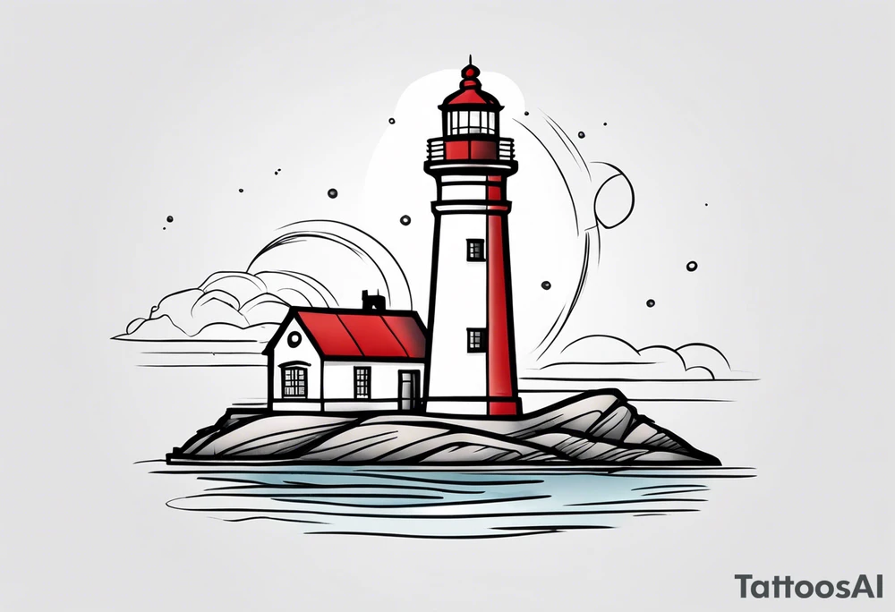 Lighthouse tattoo idea