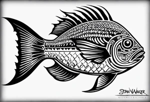 maui fish hook tattoo idea