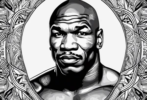 mike tyson face tattoo idea