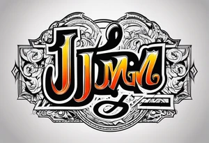 J.D.M
J.A.G
J.N.M tattoo idea