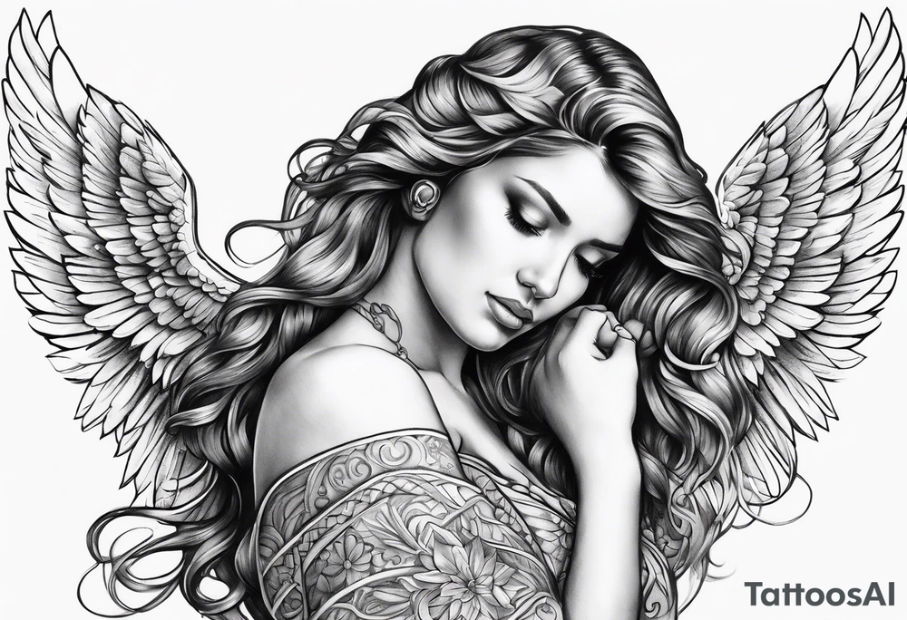 angel tattoo idea
