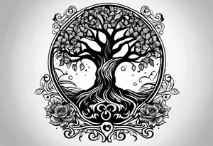 Tree of life tattoo idea