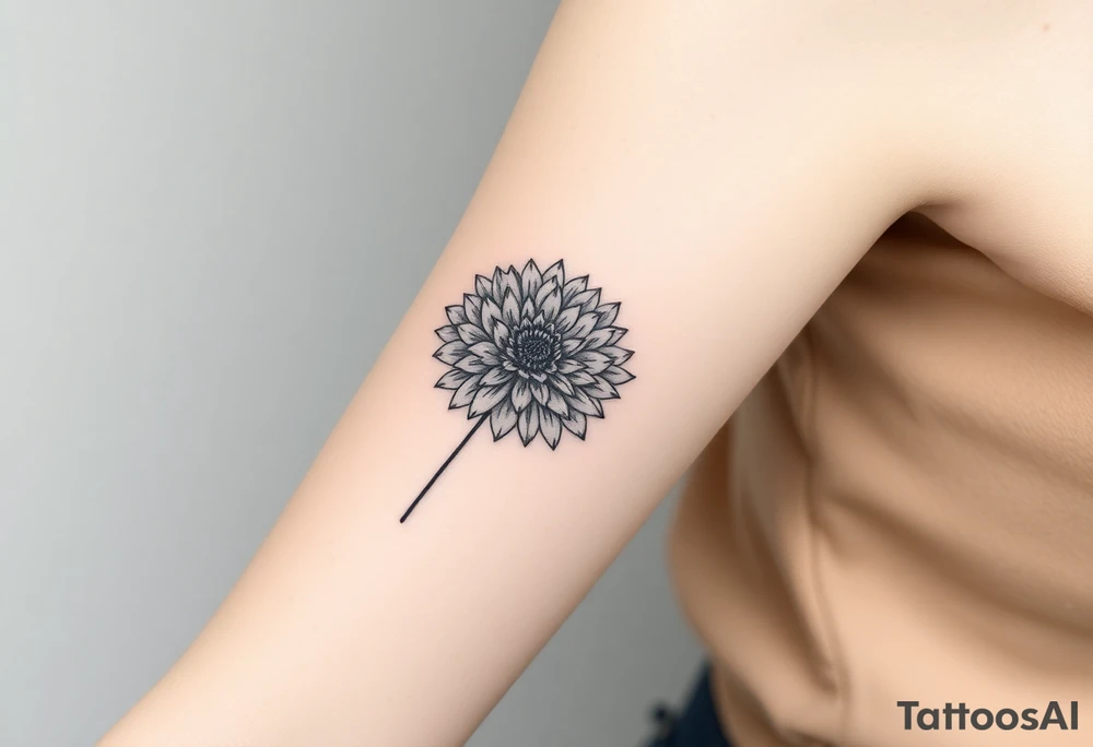chrysanthemum tattoo idea