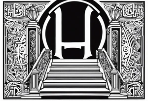 Valhalla  gates steps tattoo idea