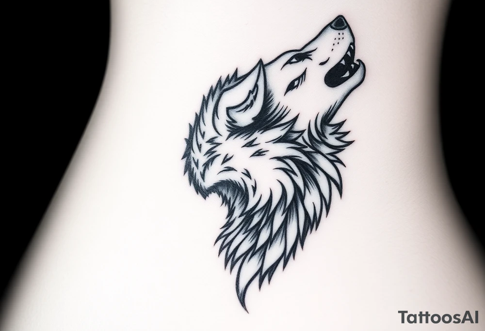 The wolf fenrir tattoo idea