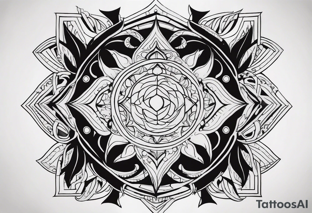 sigilism design tattoo idea