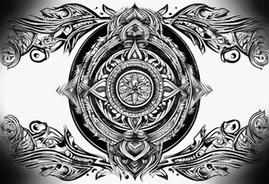 tribal sleeve tattoo idea