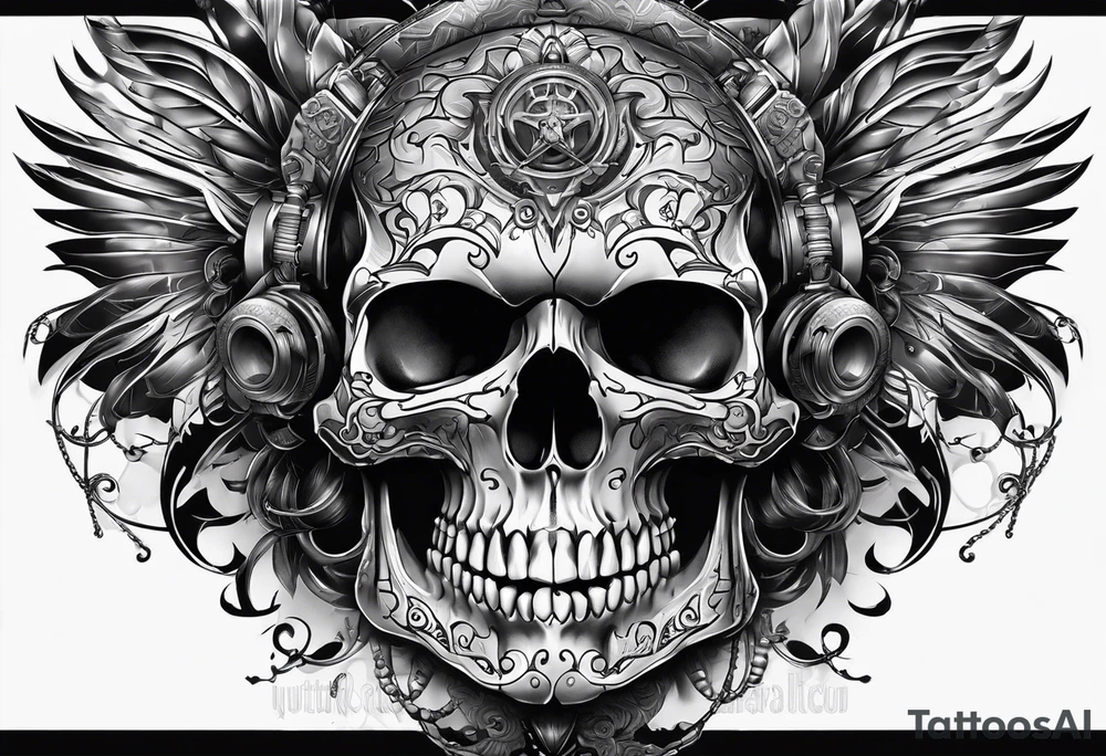 skull tattoo idea