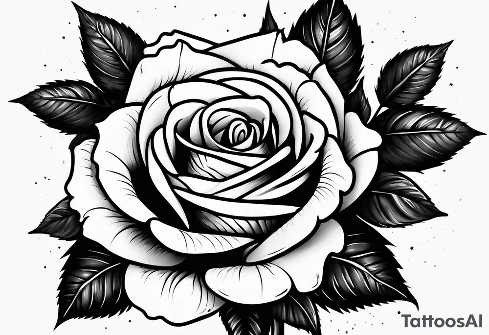 detroit city  , roses tattoo idea