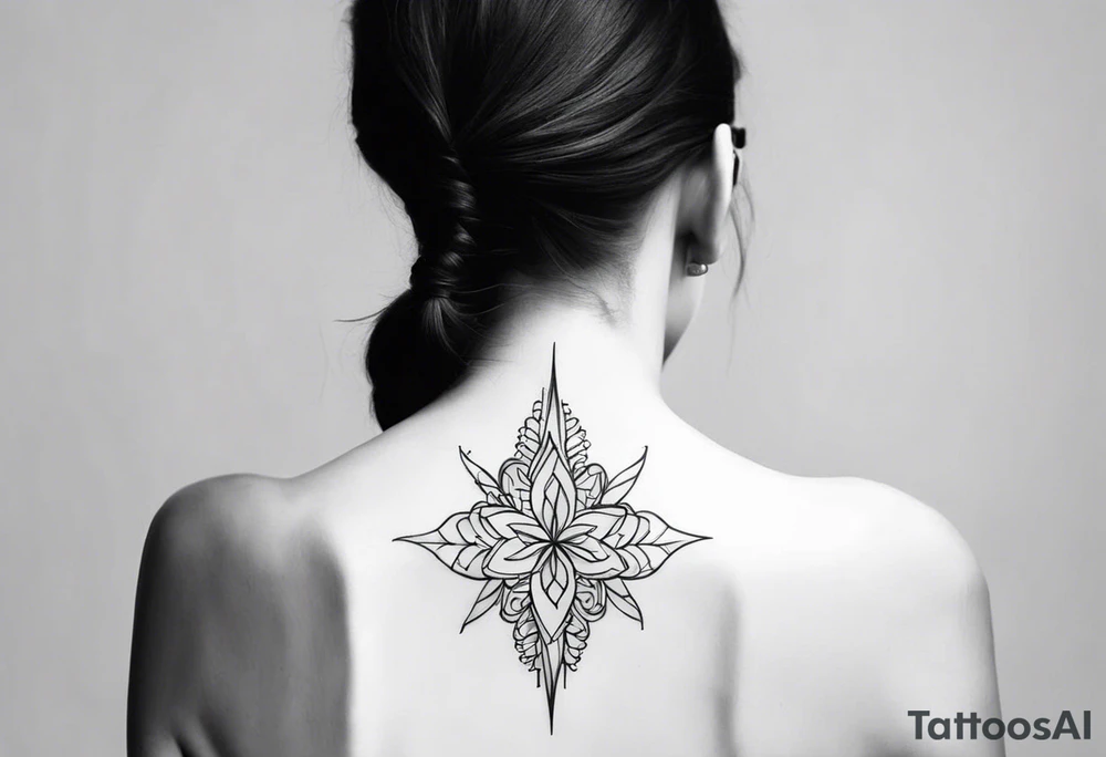 Spine tattoo, sexy tattoo idea