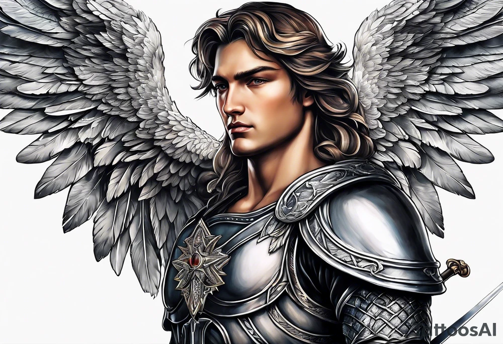 Michael the Archangel tattoo idea