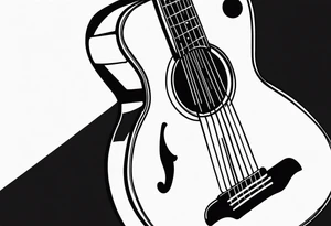 Guitar mediator tattoo idea