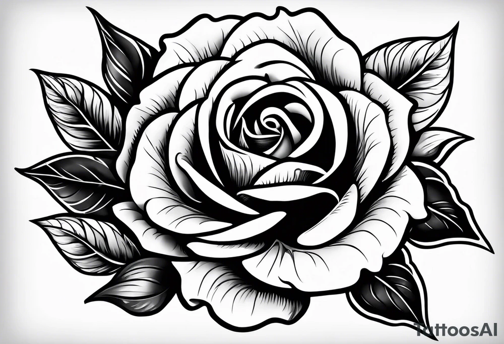 alley rose tattoo idea