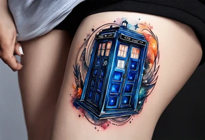 Doctor who tardis tattoo idea