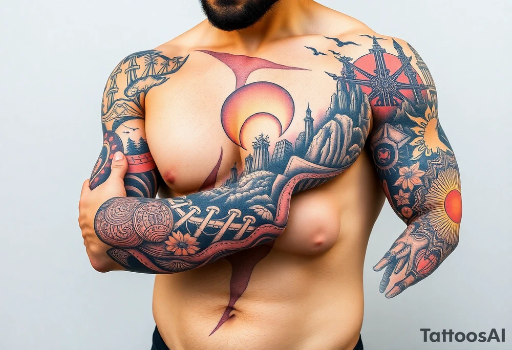 travel tattoo idea