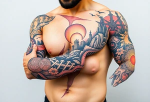 travel tattoo idea