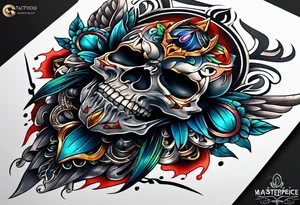Strength through pain tattoo idea
