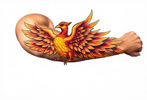Phoenix tattoo idea