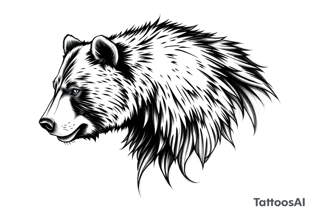 Bear tattoo idea