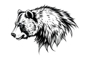Bear tattoo idea