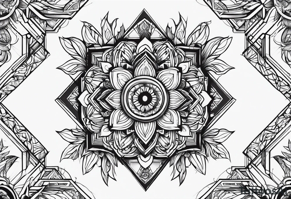 ангел и демон tattoo idea