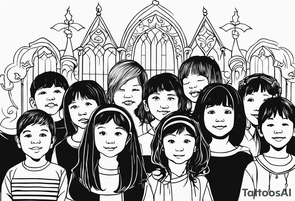 childrens choir tattoo idea