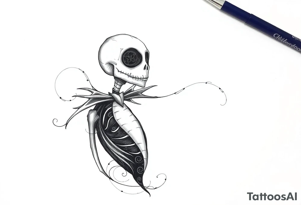 Jack skellington tattoo idea