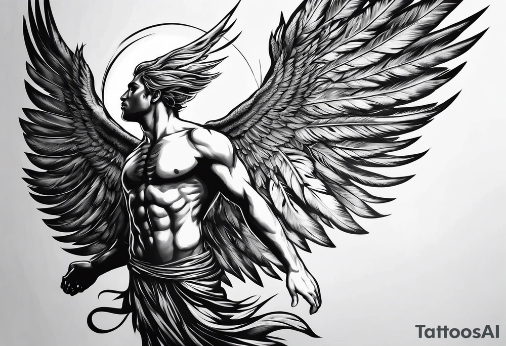 Icarus tattoo idea