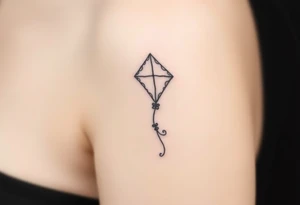 Alice in wonderland kite tattoo idea