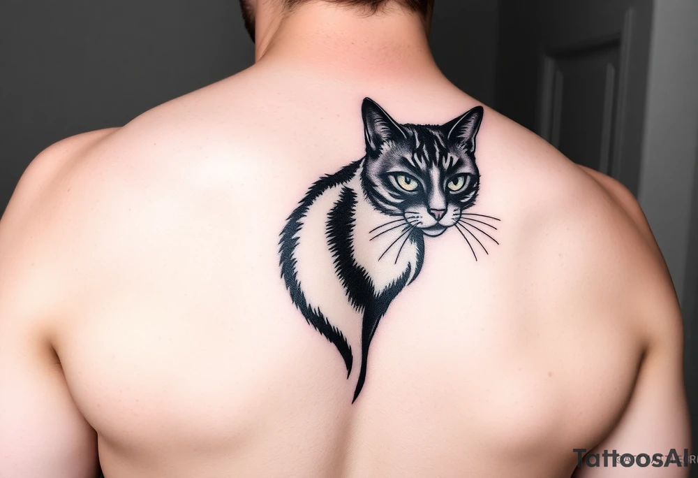 Black Cat tattoo idea