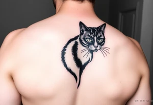 Black Cat tattoo idea