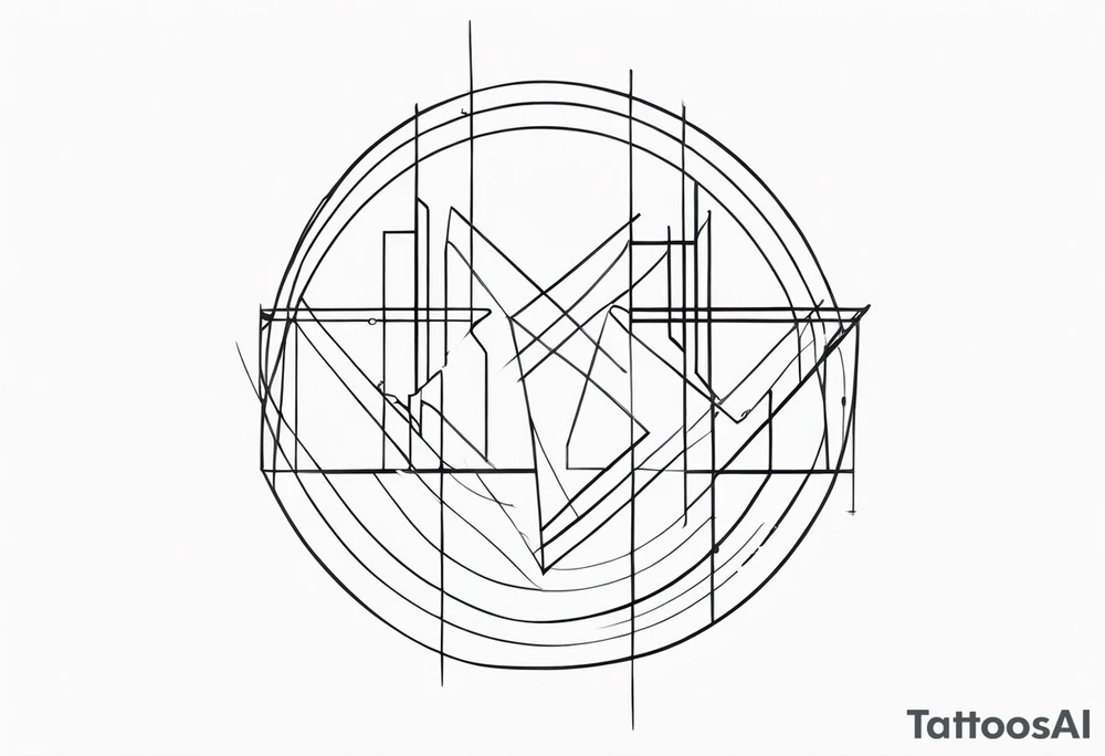 ONE LINE FROM SHOULDERS TO WRISTS tattoo idea