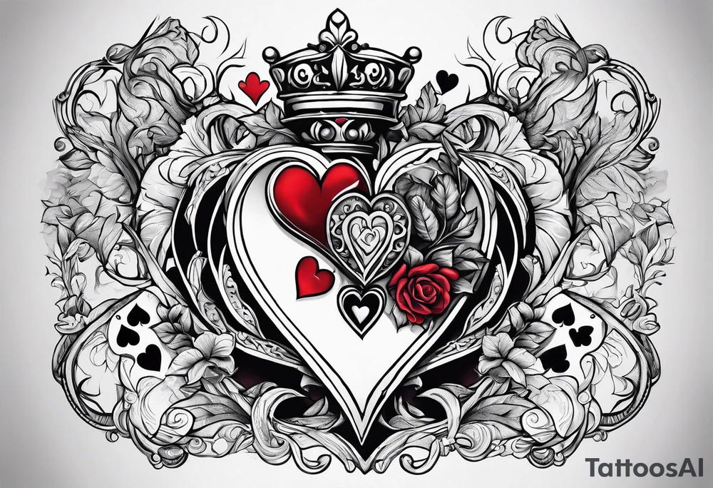 Jack of hearts tattoo idea